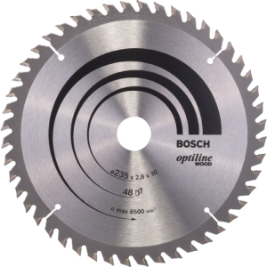 DISCOS DE SERRA CIRCULAR OP WO (48D) - 235X2,8X30 BOSCH