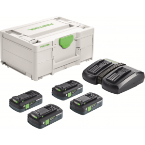 Kit de energia FESTOOL SYS 18V 4x4,0/TCL 6 DUO