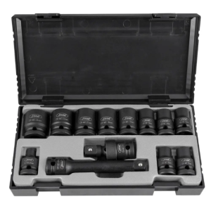 KIT DE 13 CHAVES DE IMPACTO DE 1/2” HEX + ADAPTADOR 52341