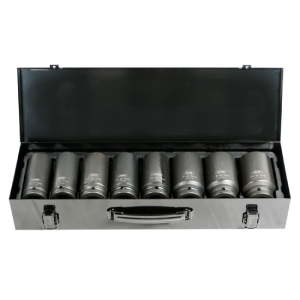 KIT DE 8 CHAVES DE IMPACTO LARGAS HEX. DE 3/4'' 53470 JBM